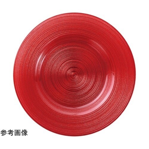 23cm トライタンリムプレート レッド
