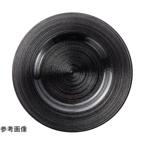 23cm トライタンリムプレート ブラッ