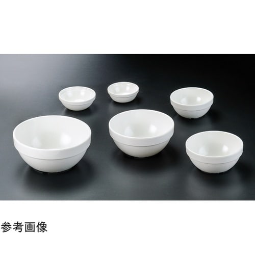 メラミン 19cm スタック丸盛鉢 白グ