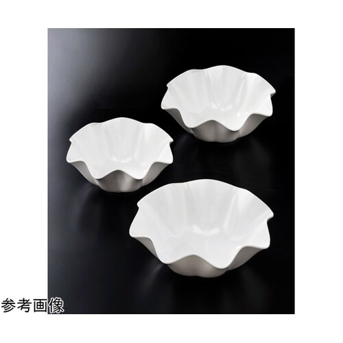 メラミン 28cm ウェーブ丸盛鉢 ホワ