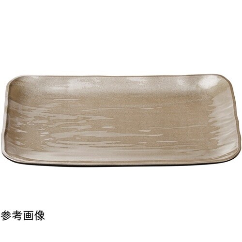 尺0 長角大宝盛皿 シャンパンゴールド裏