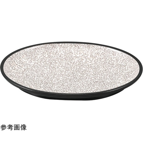 尺5 小判深盛皿 志野 天黒 51352