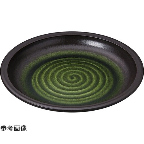 9.5寸 清水鉢 渕茶乾漆内織部 805