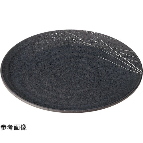 尺5寸 神龍盛鉢 黒タタキ白乱糸 500
