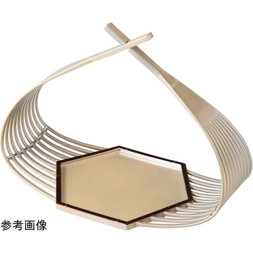 六角篭盛器(大)黄金銀彩155 5520