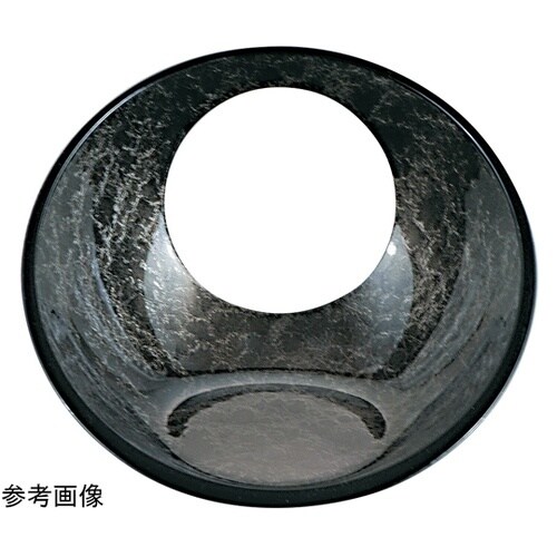 日月かまくら盛器(小)黒アクア 5101