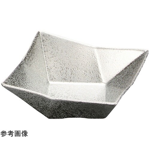 7寸 折紙鉢 オール銀タタキ深 2203