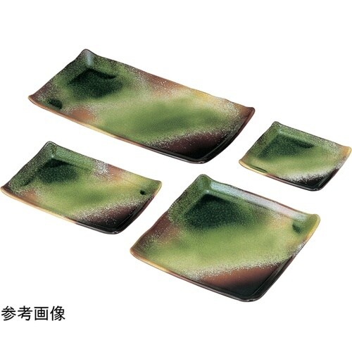 7寸 吉野角皿 伊賀織部 5500065