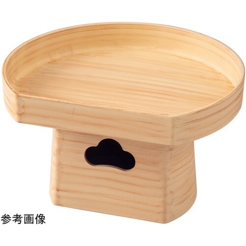 7寸 半月三宝 白木セット 552045