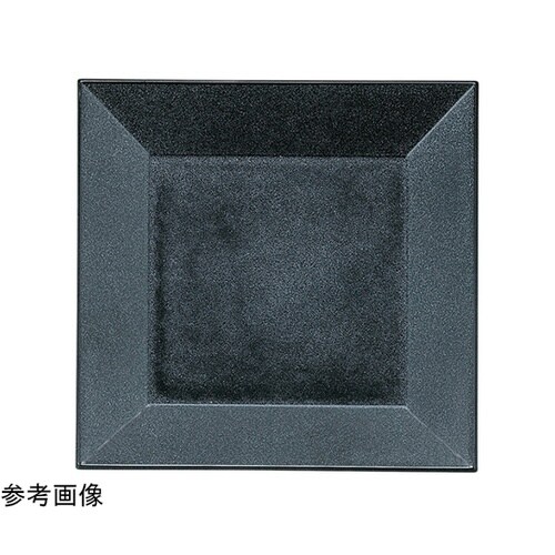 尺1 角四方前菜盆 グレー乾漆 5030