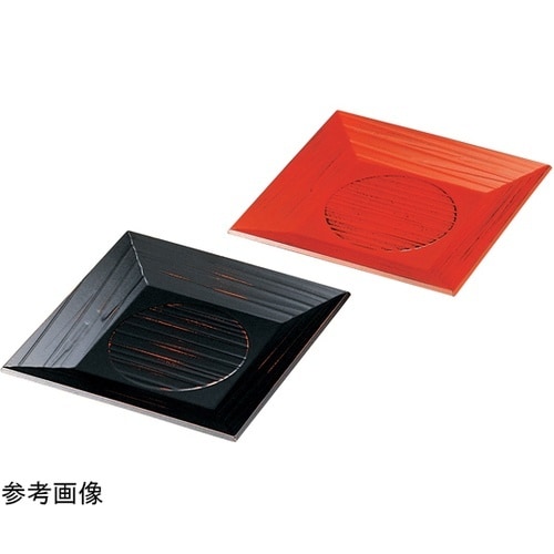 木製 桃山四方皿 根来 53281730