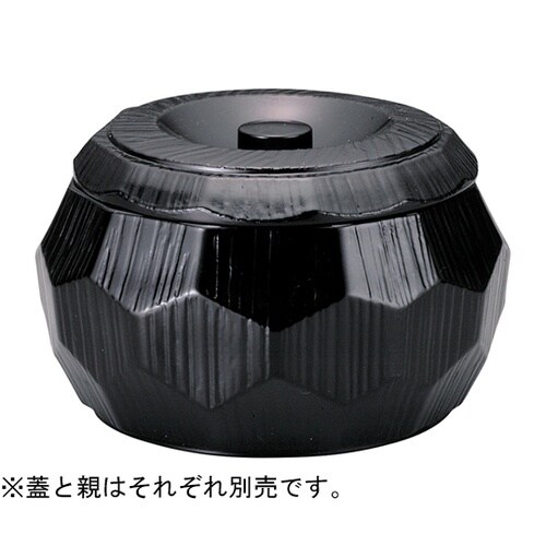 はつり亀甲丼 黒塗(内黒)親 41000