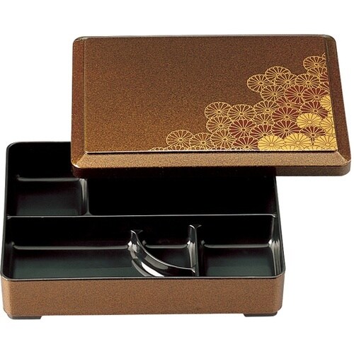 8寸 長手福来弁当 野菊内黒(蓋親) 2