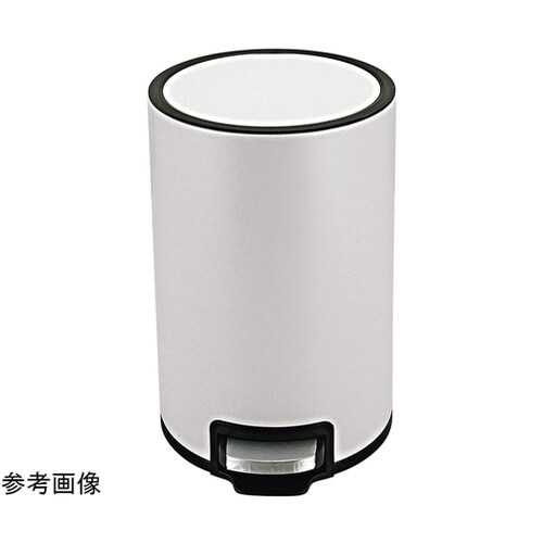 8L ゴミ箱(白)ペダル式・内バケツ付