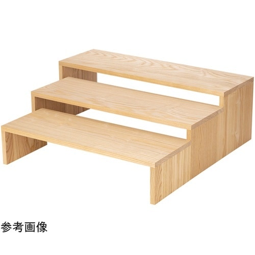 木製コの字什器 550×H125 白木