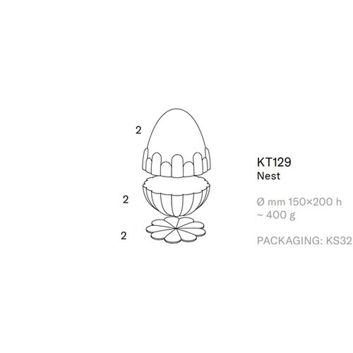3Dチョコレートモールド エッグキット