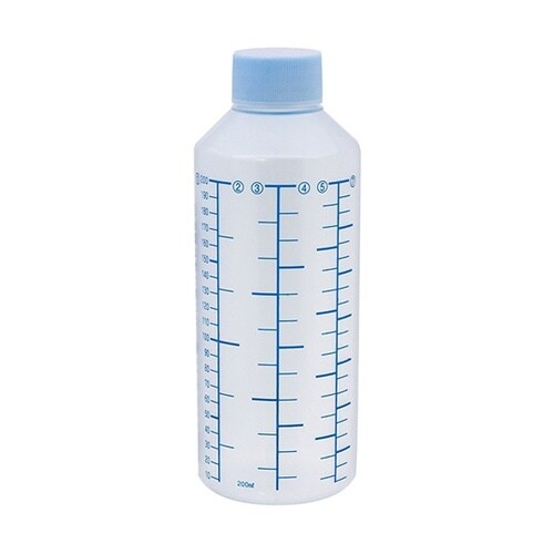 NK投薬瓶 200mL 青色目盛 ノーマ
