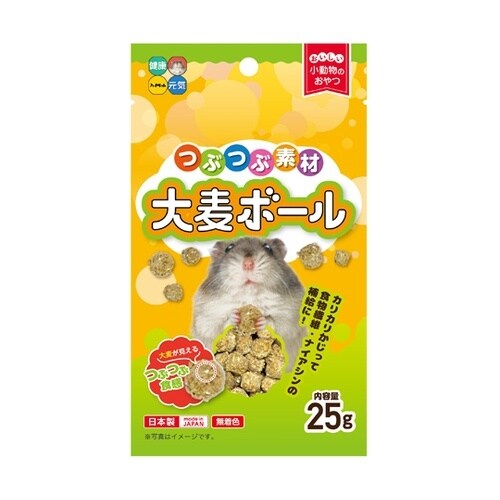 つぶつぶ素材 大麦ボール 25g