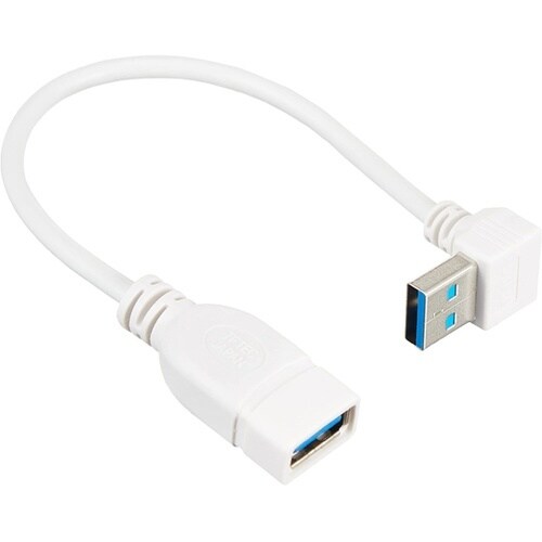 USB3.0L型ケーブル 延長20cm(