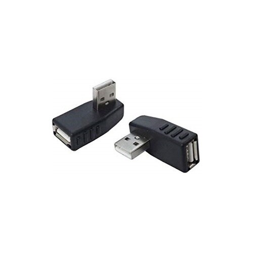 変換プラグ USB A 左L型 USBA