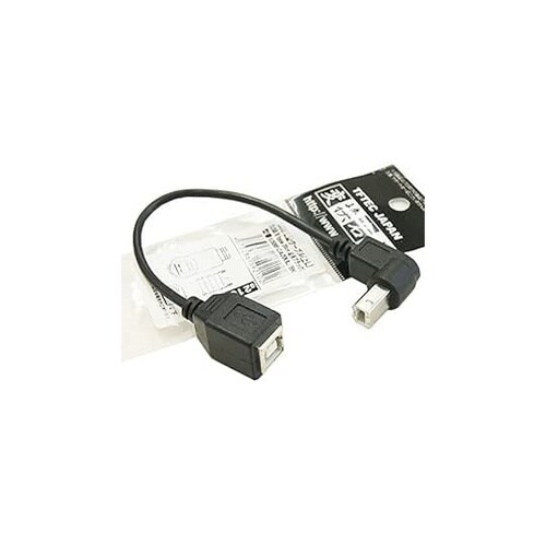 USB BtypeL型ケーブル延長20c