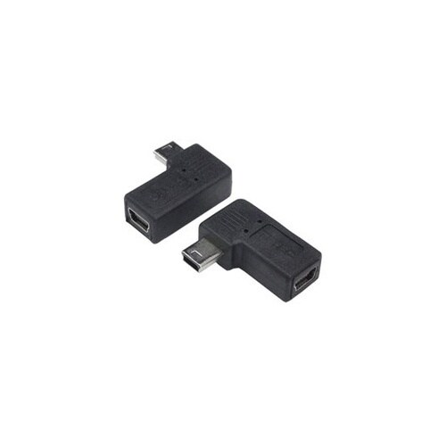 変換プラグ USB mini5pin 左