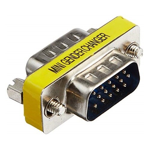 変換プラグ VGA(オス)→VGA(オス