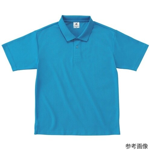 アクティブポロシャツ ターコイズ 5XL