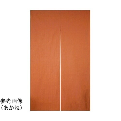 粋・無地のれん 長(2連) No.1 紺