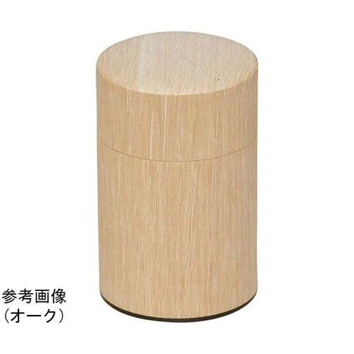 木目 茶筒 大 オーク 52819
