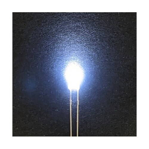 高輝度LED 白 3mm 1袋(6個入)