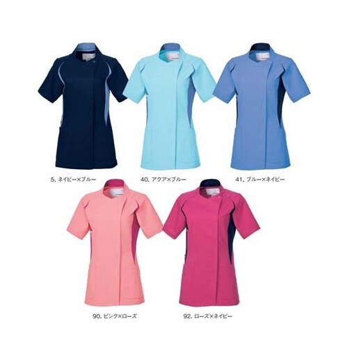 レディースジャケット 5 ネイビー×ブル