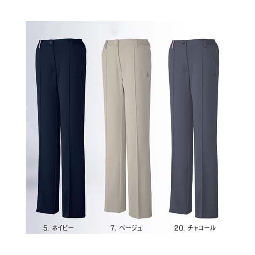 レディースニットスラックス 5 ネイビー