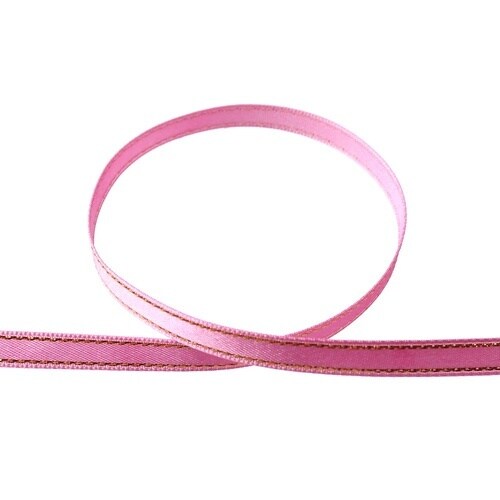 サイドメタリックサテンリボン 6mm×1