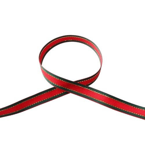 クリスマスリボン 10mm×15m巻 K