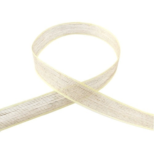 リネンラインリボン 12mm巾×20m巻