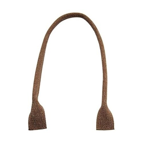 リネン混マーブル織ハンドル 60cm 茶