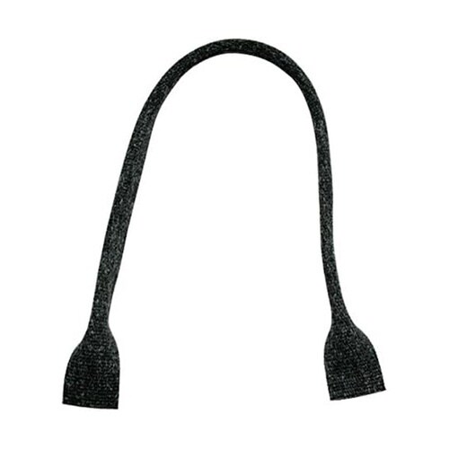 リネン混マーブル織ハンドル 60cm 黒