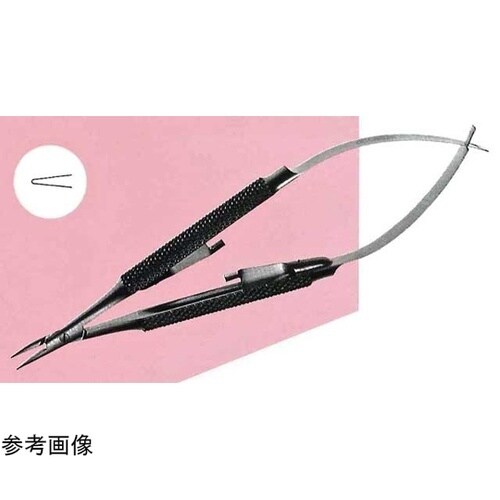 マイクロ持針器直型 フック付 123mm