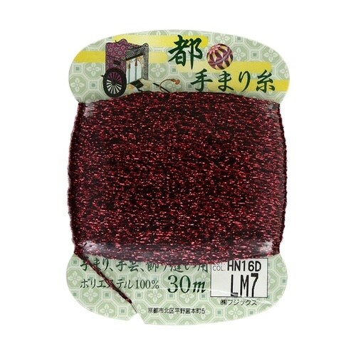 都手まり糸 30m col.LM7 FK