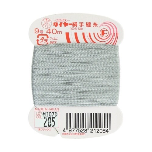 タイヤー 絹手縫い糸 9号 40m co
