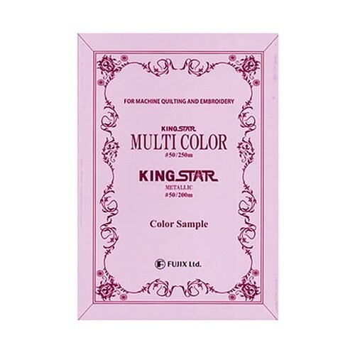 マルチカラーミシン糸 糸実物見本帳 FK