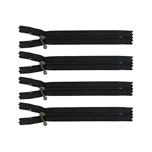 ポーチ用コイルファスナー 16cm 黒