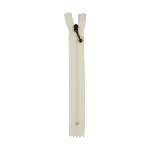 ポーチ用コイルファスナー 16cm 生成