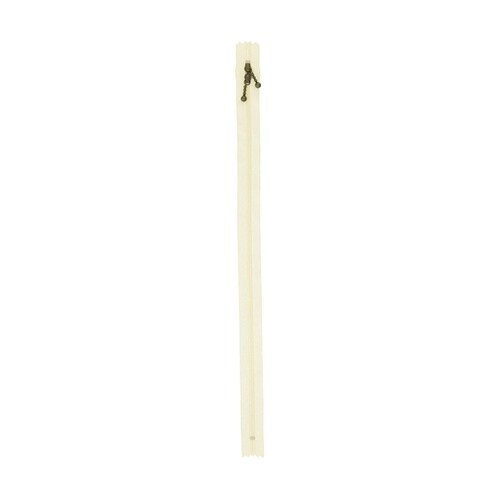 両開きファスナー 40cm 生成 5本入