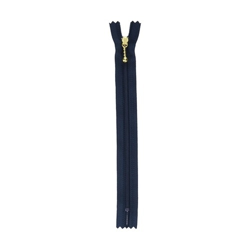 ポーチ用コイルファスナー 20cm 紺