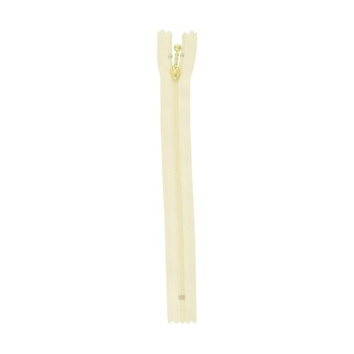 ポーチ用コイルファスナー 20cm 生成