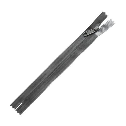 止水ファスナー 20cm グレー 3本入