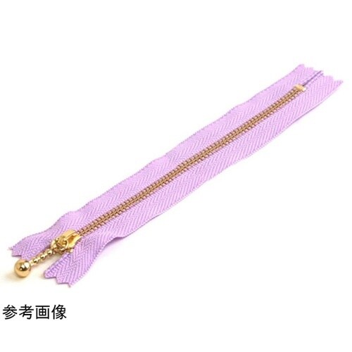 玉付ファスナー 金具・ゴールド 30cm
