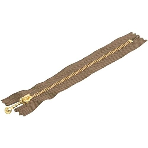 玉付ファスナー 金具・ゴールド 30cm